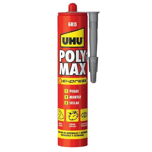 ADHESIVO POLYMAX EXPRES GRIS CARTUCHO 425 GR