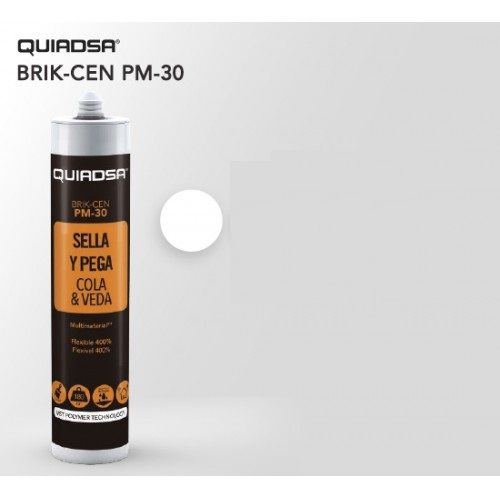 ADHESIVO QUIADSA SELLA Y PEGA PM-30 BLANCO 290 ML