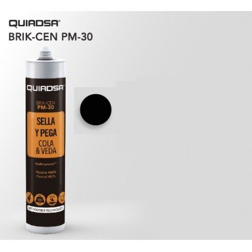 ADHESIVO QUIADSA SELLA Y PEGA PM-30 NEGRO 290 ML