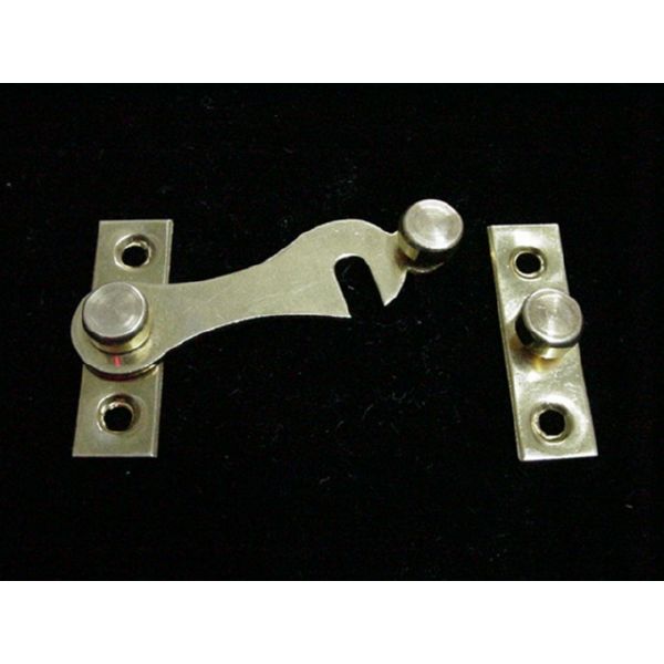 ALDABA PUERTA CORREDERA 60MM LATON PULIDO IZQUIERDA  (Ref. 23/8026)