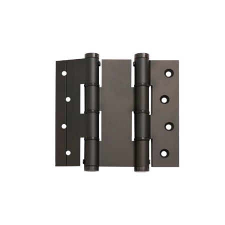 BISAGRA JUSTOR DOBLE ACCION 120X40 ALUMINIO NEGRA