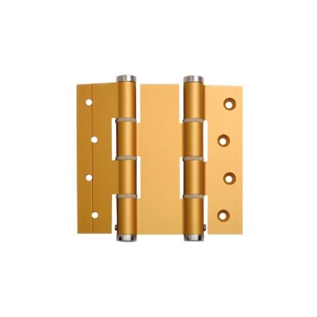 BISAGRA JUSTOR DOBLE ACCION 120X40 ALUMINIO ORO
