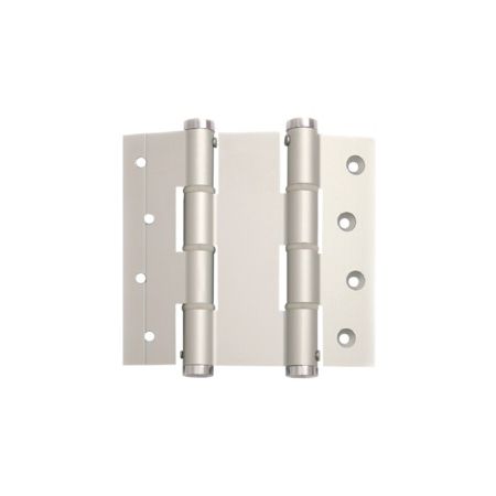 BISAGRA JUSTOR DOBLE ACCION 120X40 ALUMINIO PLATA