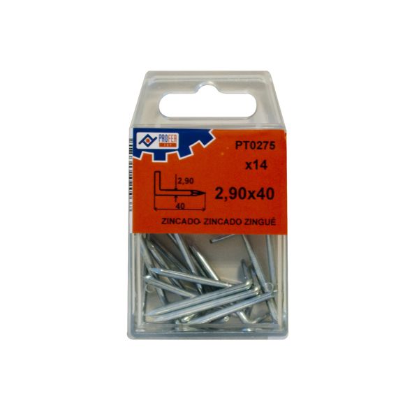 BLISTER ALCAYATA ACERO 2,90 x 40 (14 uds)