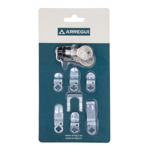 CERRADURA BUZON ARREGUI CROMADA 7 LENGUETAS