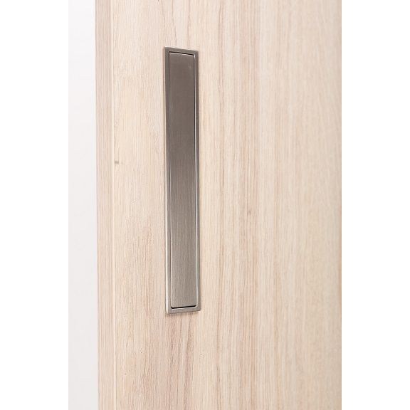 CLOS - Tirador con maneta niquel cepillado 160 mm CC 128 mm