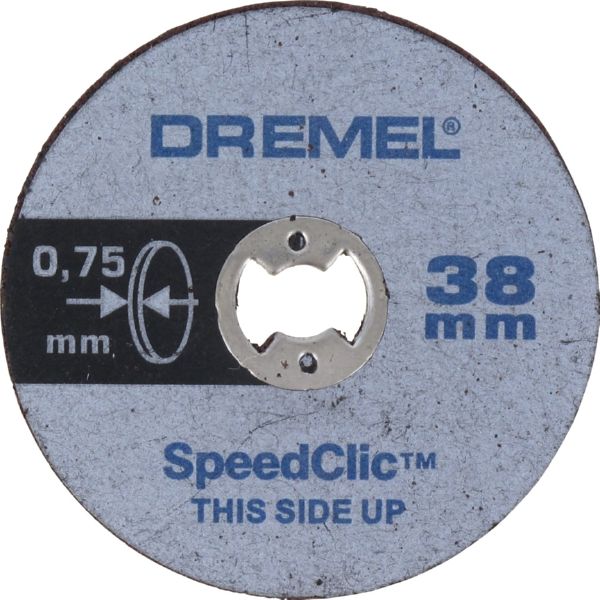 DREMEL 5 DISCOS DE CORTE FINOS DE 38 MM SPEEDCLIC (SC409)