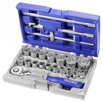 JUEGO DE VASOS Y ACCESORIOS 1/2'' - 22 PIEZAS