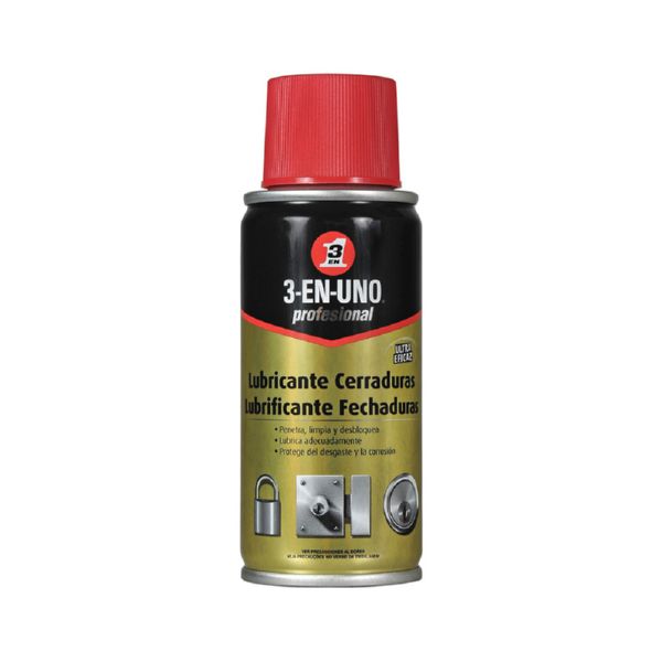 LUBRICANTE CERRADURAS 3-EN-UNO 100 ML