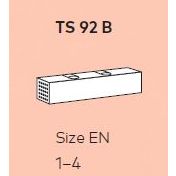 MUELLE DORMA TS93-B PLATA (SOLO CIERRAPUERTAS EN 2-5 SIN BRAZO)