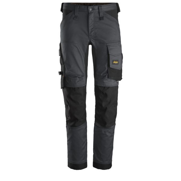 Pantalón elástico AllroundWork gris acero-negro talla 050 (ESP 44)