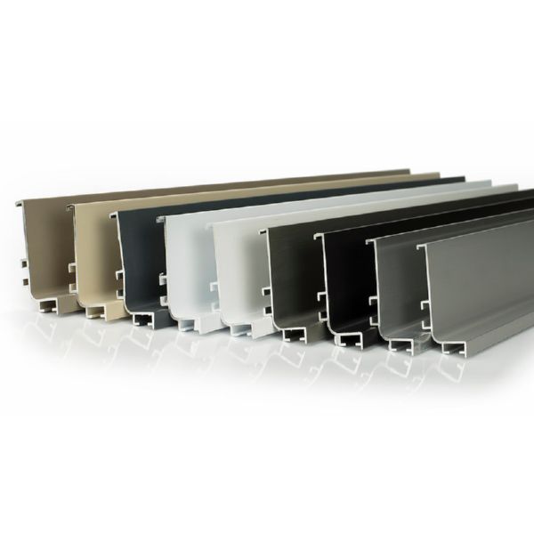 PERFIL ALUMINIO RECTO NEGRO MATE J 4MT