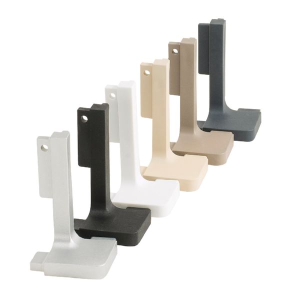 PERFIL ALUMINIO RECTO NEGRO MATE J ESQUINERA RINCON EXTERIOR