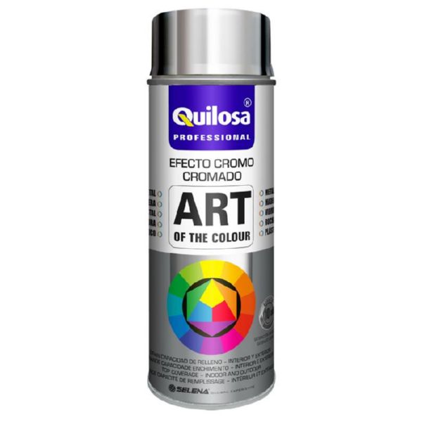PINTURA SPRAY EFECTO CROMO  400 ml.