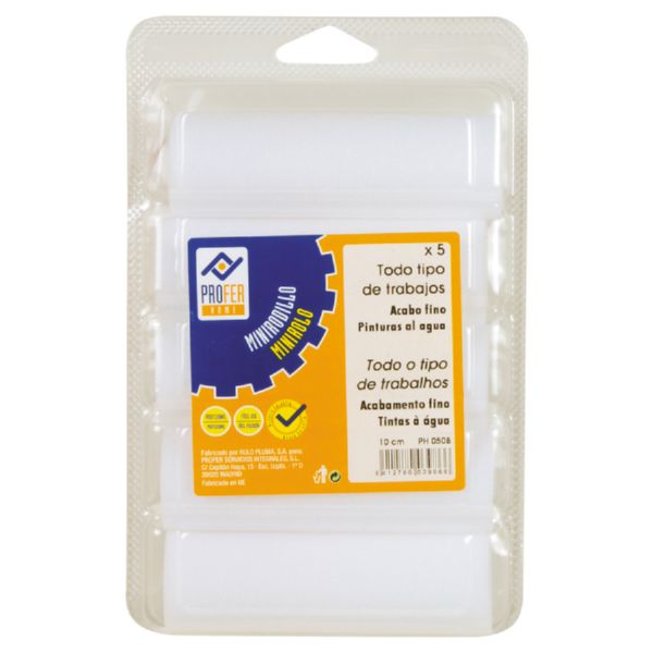 RODILLO 11 CM RECAMBIO ESPUMA(PAQUETE 5U)