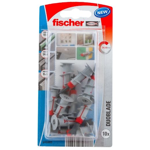 TACO FISCHER AUTOTALADRANTE DUOBLADE (Blister 10 Uds.)