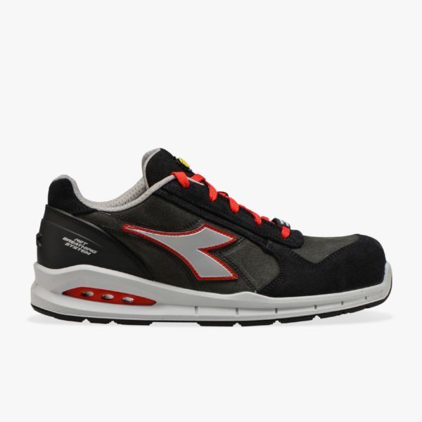 ZAPATO DI RUN NET AIRBOX LOW  S3S FO SR GRIS ASFALTO / PLATA / ROJO Talla 41